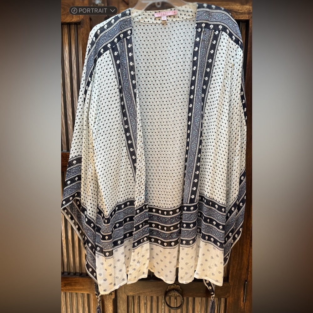 Calypso St. Barth Patterned Kimono